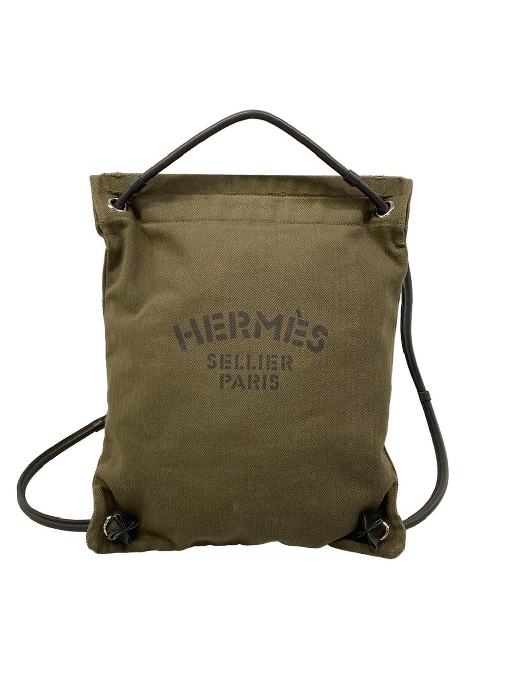 Hermes Sac Marine Khaki Dark Brown #368618H81B